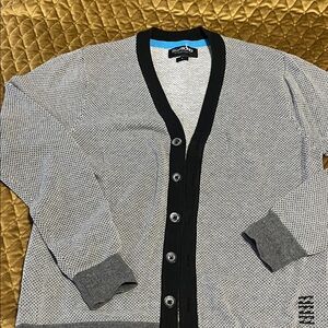 Billabong Black and Gray Cardigan